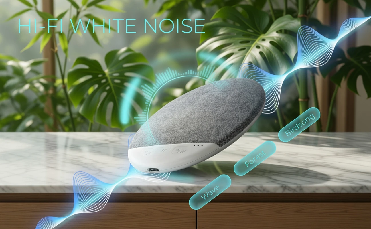 Under Pillow Speaker Wireless Sleep Aid TF Card White Noise - Now in Bangladesh