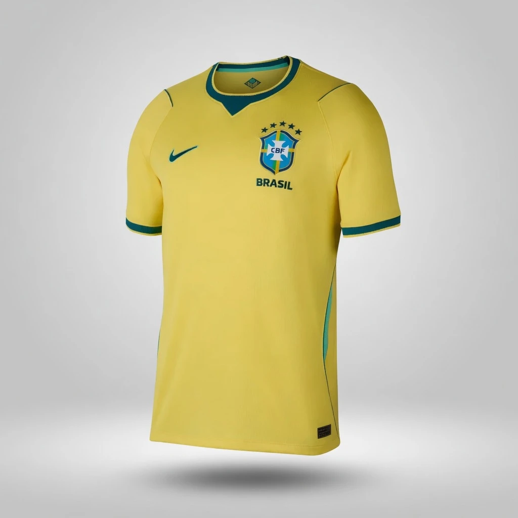 2026 Brazil Home Jersey BD – World Cup Home Jersey Men – 5-Star Selecao – Dri-FIT – Nike – AmarXpress