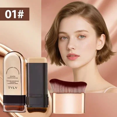 2in1 Foundation and Concealer Stick – Full Coverage Matte – Moisturizing Water-Resistant – AmarXpress