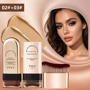 2in1 Foundation and Concealer Stick – Full Coverage Matte – Moisturizing Water-Resistant – AmarXpress