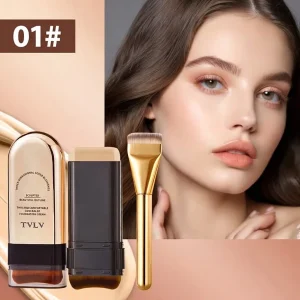 2in1 Foundation and Concealer Stick – Full Coverage Matte – Moisturizing Water-Resistant – AmarXpress