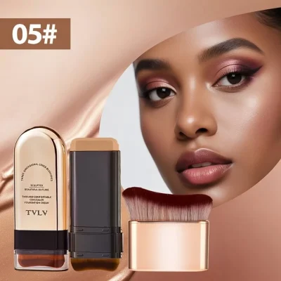 2in1 Foundation and Concealer Stick – Full Coverage Matte – Moisturizing Water-Resistant – AmarXpress