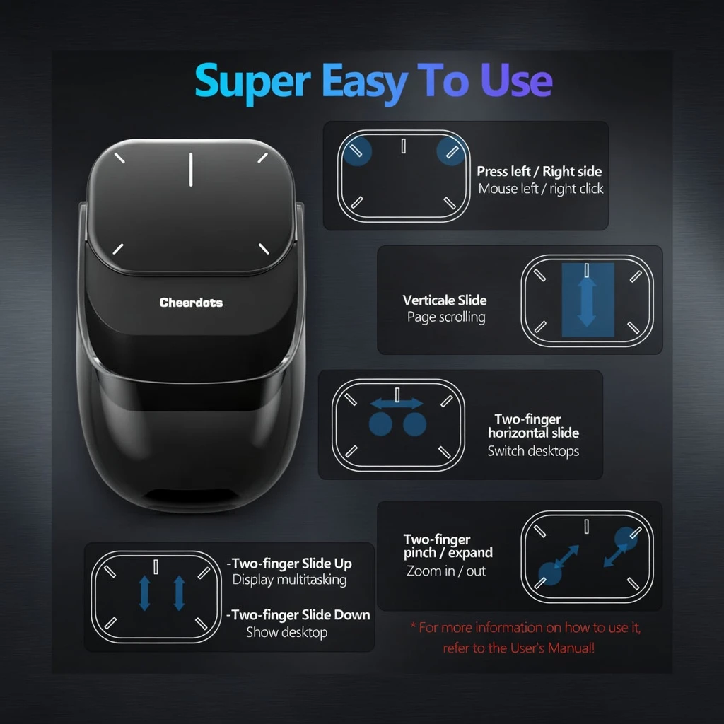 AI Wireless Mouse BD – Voice Recording & USB Rechargeable - AmarXpress