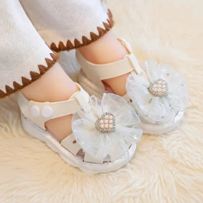 Baby Girl Princess Sandals – Soft Sole Toddler Shoes - Baby Girl Sandals BD - AmarXpress