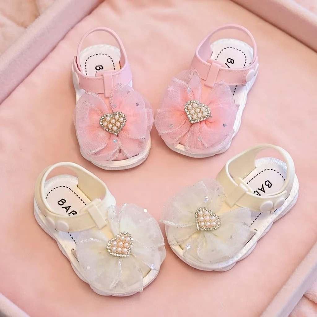 Baby Girl Princess Sandals – Soft Sole Toddler Shoes - Baby Girl Sandals BD - AmarXpress