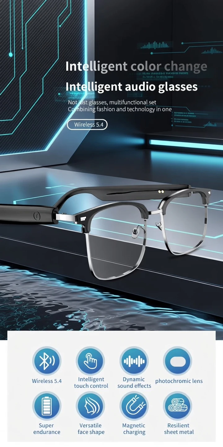 G13 Smart Glasses BD – BT Music & Calls – 6-8Hr Battery – CE Certified – AmarXpress