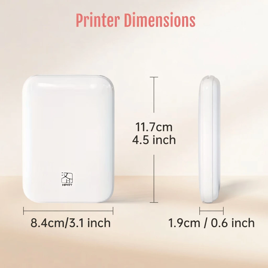 HPRT MT53 iOS & Android Portable Photo Printer BD - AmarXpress