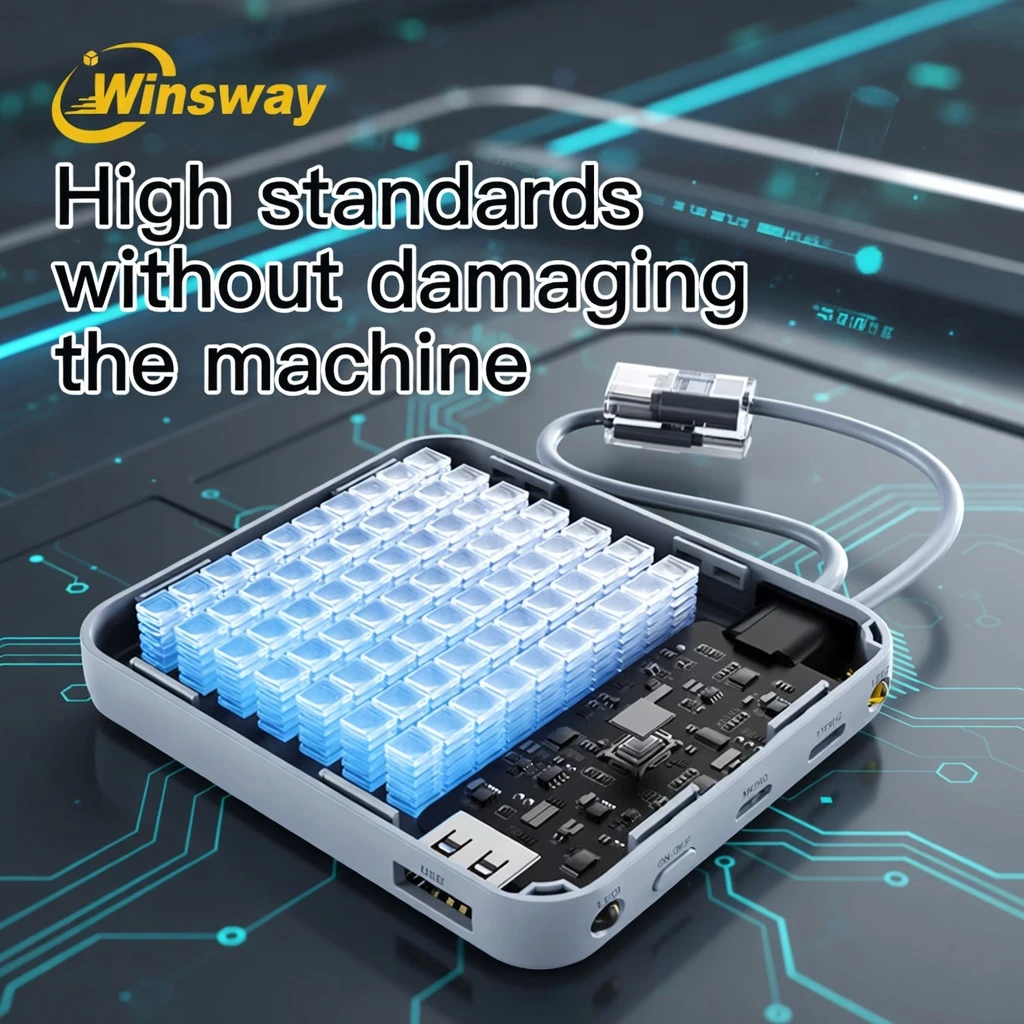 LED Display Built-in Cable Fast Charge 20000mAh Mini Power Bank BD - AmarXpress