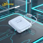 LED Display Built-in Cable Fast Charge 20000mAh Mini Power Bank BD - AmarXpress