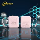 20000mAh Mini Power Bank Built-in Cable Fast Charge & LED Display | Price in Bangladesh - Pink