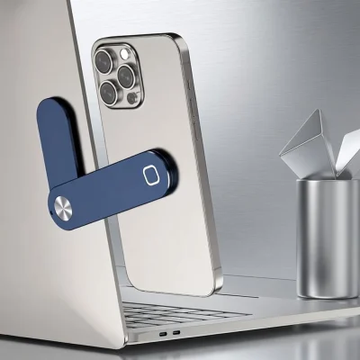 Magnetic Aluminum Dual Screen Laptop Stand – for Laptop & Phone – AmarXpress