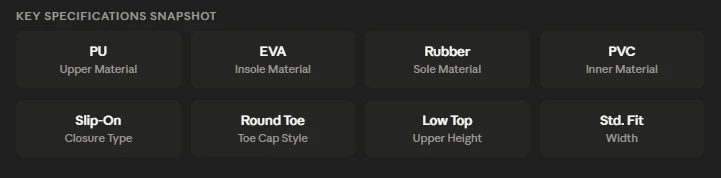 MAIN FEATURES - Men Casual Sneakers BD – PU – Comfy & Non-Slip – AmarXpress