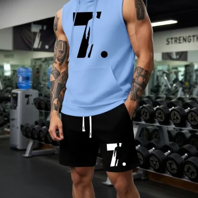 Men Sleeveless Hoodie & Pants BD - Gym & Casual Wear - AmarXpress