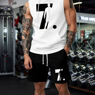 Men Sleeveless Hoodie & Pants BD - Gym & Casual Wear - AmarXpress