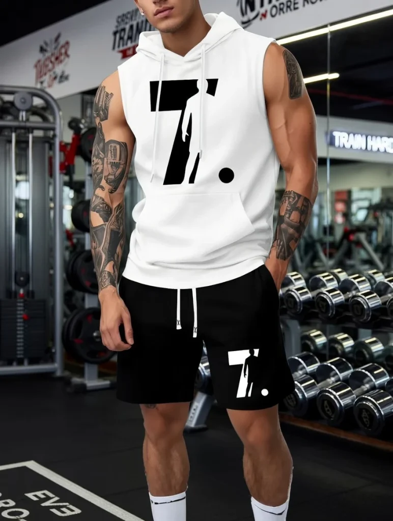 Men Sleeveless Hoodie & Pants BD - Gym & Casual Wear - AmarXpress
