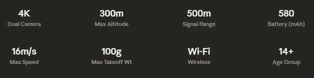 Mini 4K Drone for Beginners – FPV Wi-Fi Dual Camera - AmarXpress