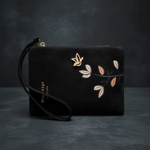 PU Wrist Bi-fold Wallet – Women Wrist Wallet BD - Card Coin Purse - Strap & Snap - AmarXpress