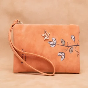 PU Wrist Bi-fold Wallet – Women Wrist Wallet BD - Card Coin Purse - Strap & Snap - AmarXpress