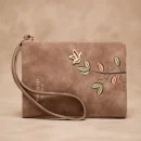 PU Wrist Bi-fold Wallet – Women Wrist Wallet BD - Card Coin Purse - Strap & Snap - AmarXpress