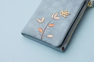 PU Wrist Bi-fold Wallet – Women Wrist Wallet BD - Card Coin Purse - Strap & Snap - AmarXpress