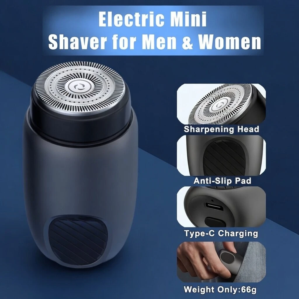 Pocket Mini Electric Shaver BD - Pocket Razor for Men & Women - Travel Ready - AmarXpress