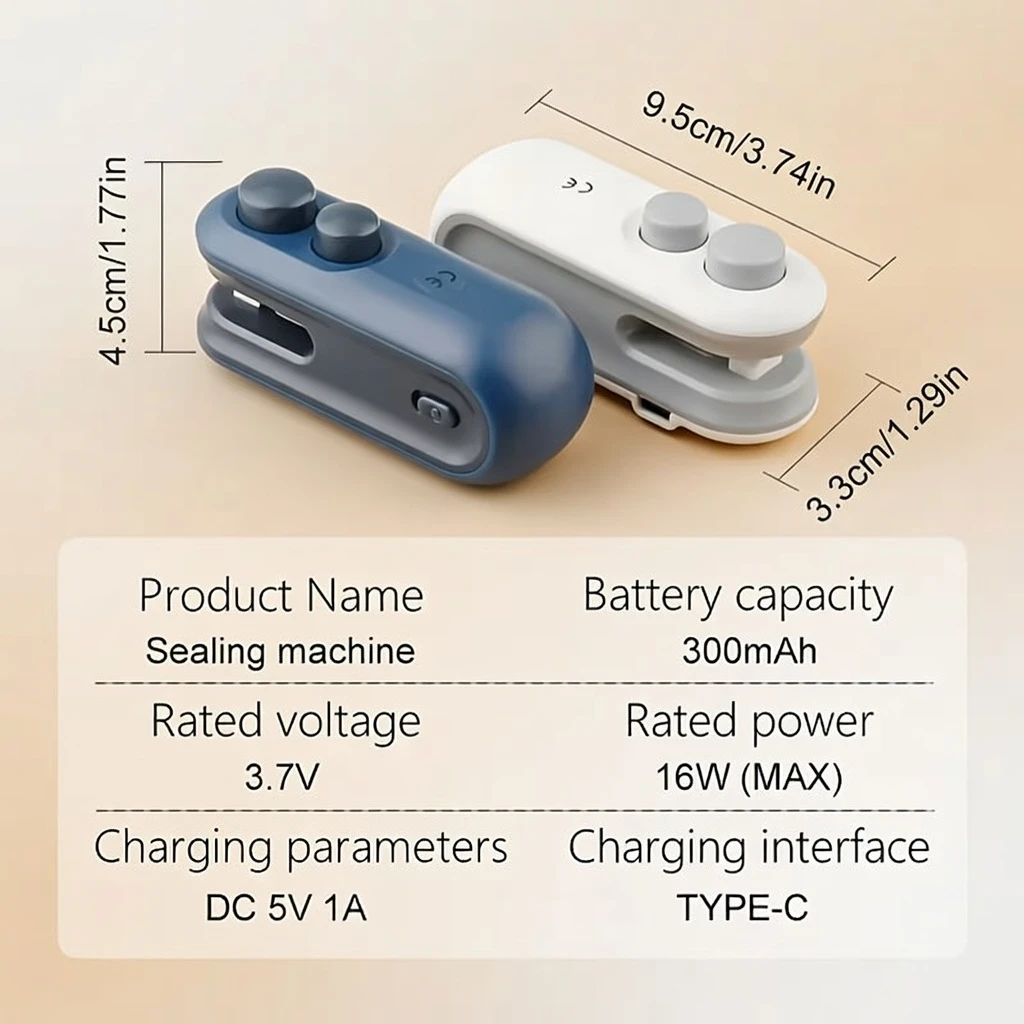 Portable USB Rechargeable Food Bag Sealer Machine Bangladesh - AmarXpress