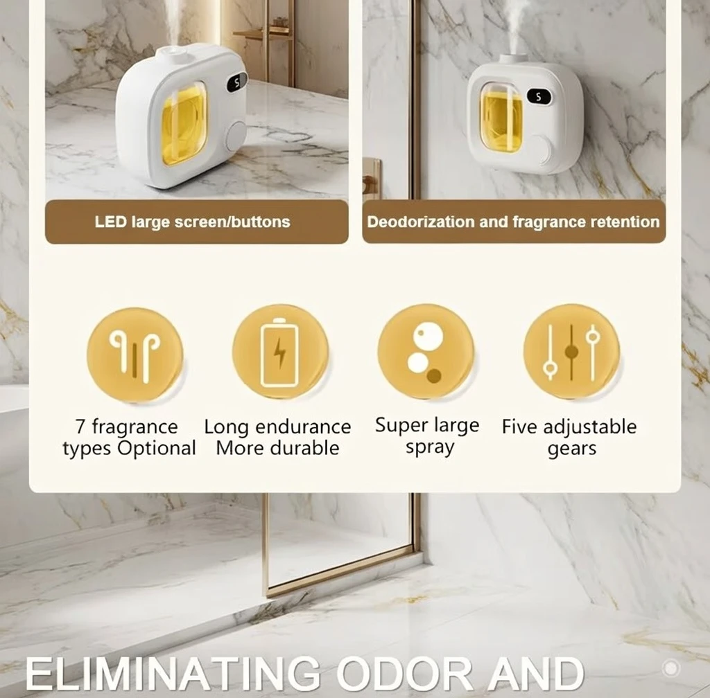 Rechargeable Aroma Diffuser Smart Room Freshener - AmarXpress