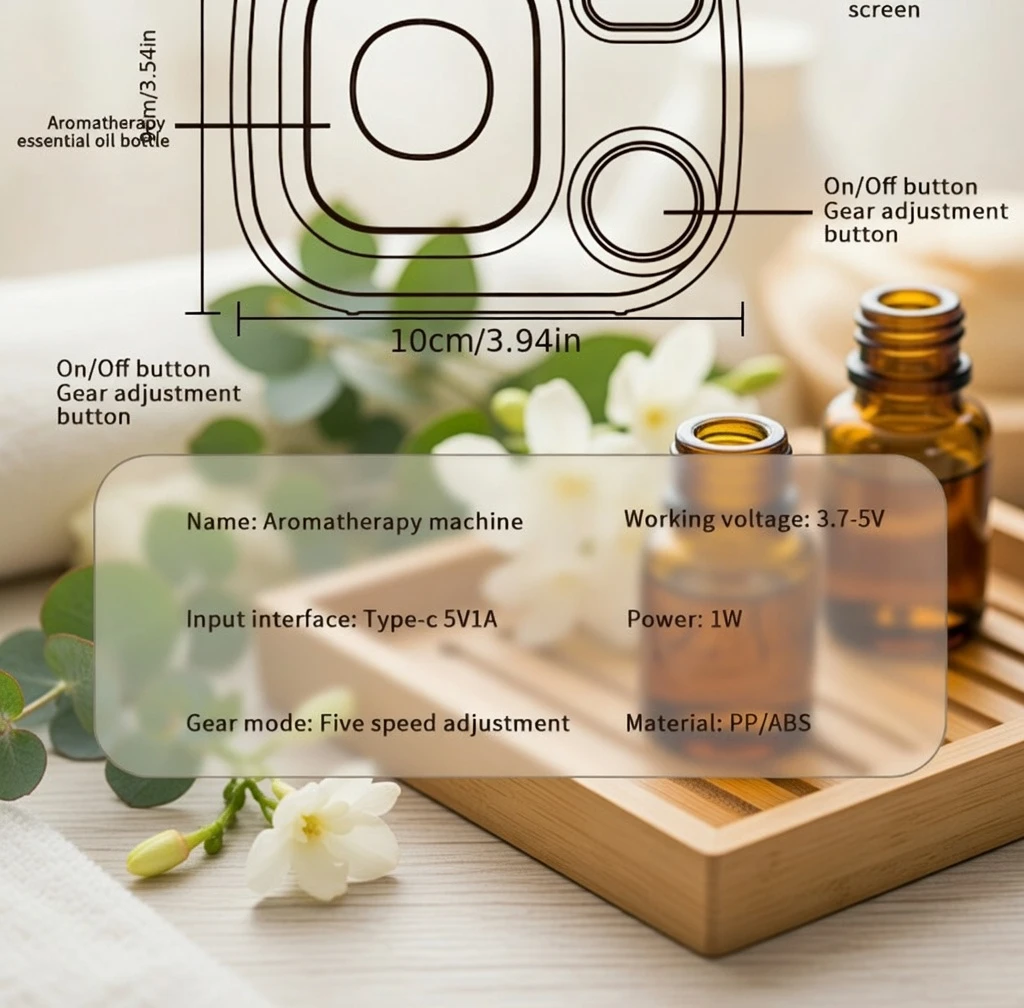 Rechargeable Aroma Diffuser Smart Room Freshener - AmarXpress