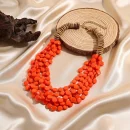 Resin Beaded Multi-Layer Necklace BD – Boho Vintage – Party Wear Jewelry – AmarXpress