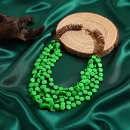 Resin Beaded Multi-Layer Necklace BD – Boho Vintage – Party Wear Jewelry – AmarXpress