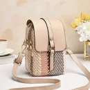 Retro Style Woven Women PU Crossbody Bag BD – PU Magnetic - Multi-layer - AmarXpress