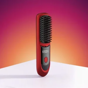 S9 Cordless Hair Straightening Comb BD – 3200mAh – Type‑C USB Recharge – LED Display – Anti‑Scald Teeth – AmarXpress