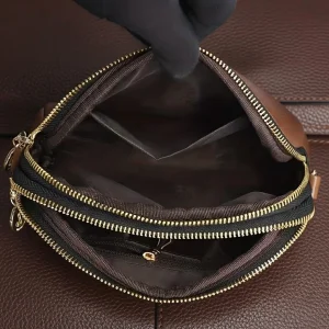 Shell Premium Crossbody Bag BD – Faux Leather - Zipper - AmarXpress