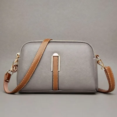 Shell Premium Crossbody Bag BD – Faux Leather - Zipper - AmarXpress