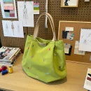Stylish Women Canvas Green Large Tote Bag | Price in Bangladesh - Green
