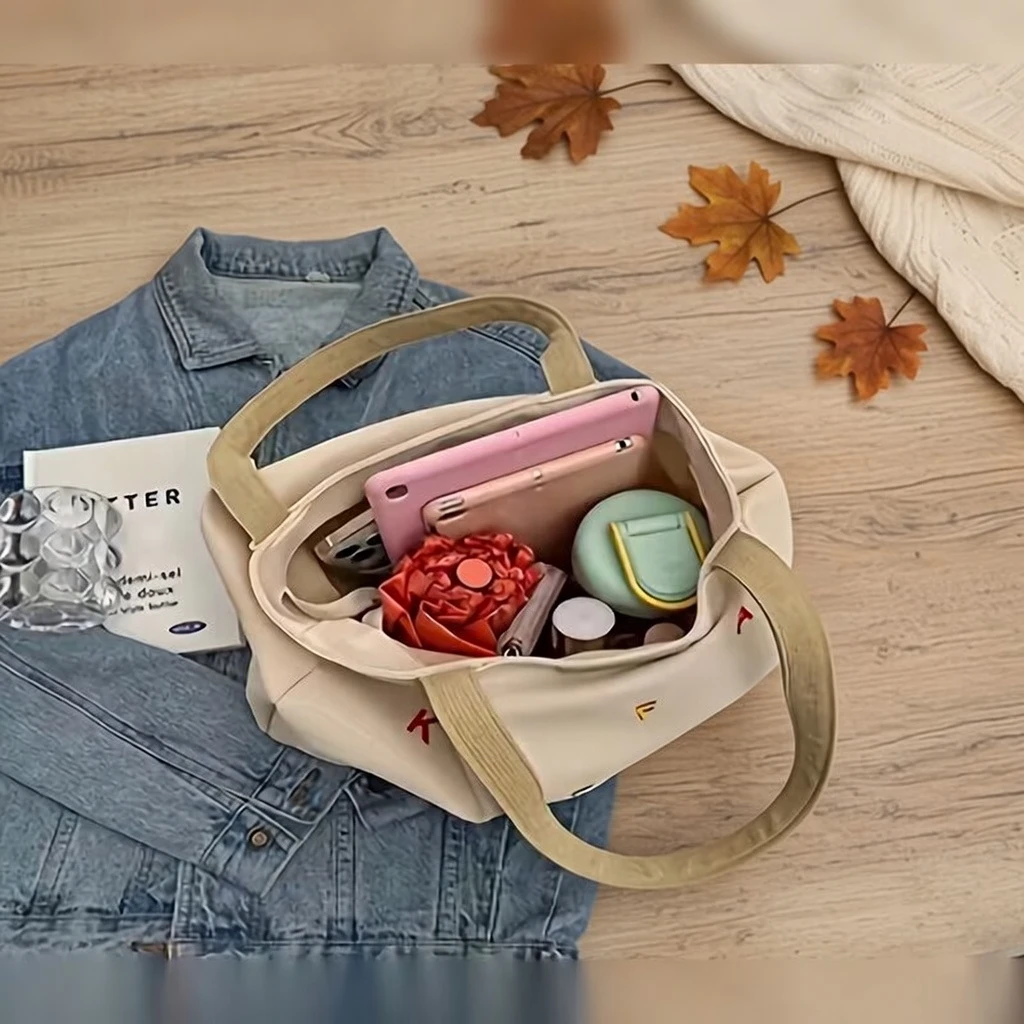 Stylish Women Canvas Large Tote Bag Bangladesh - AmarXpress