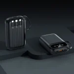 Ultra Fast Charging 50000mAh Power Bank with LED Display & Cables | Price in Bangladesh - Black