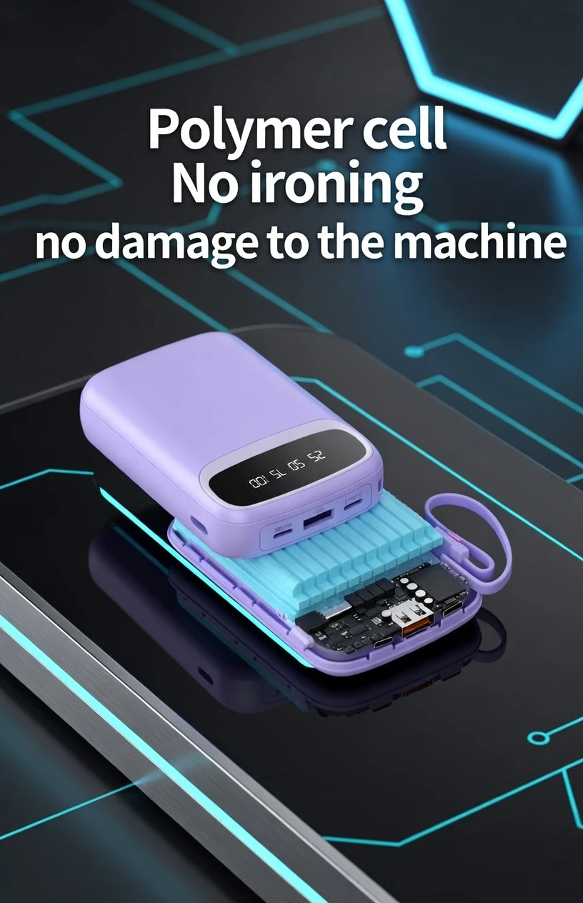 Ultra Fast Charging with LED Display & Cables 50000mAh Power Bank BD - AmarXpress