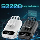 Ultra Fast Charging with LED Display & Cables 50000mAh Power Bank BD - AmarXpress