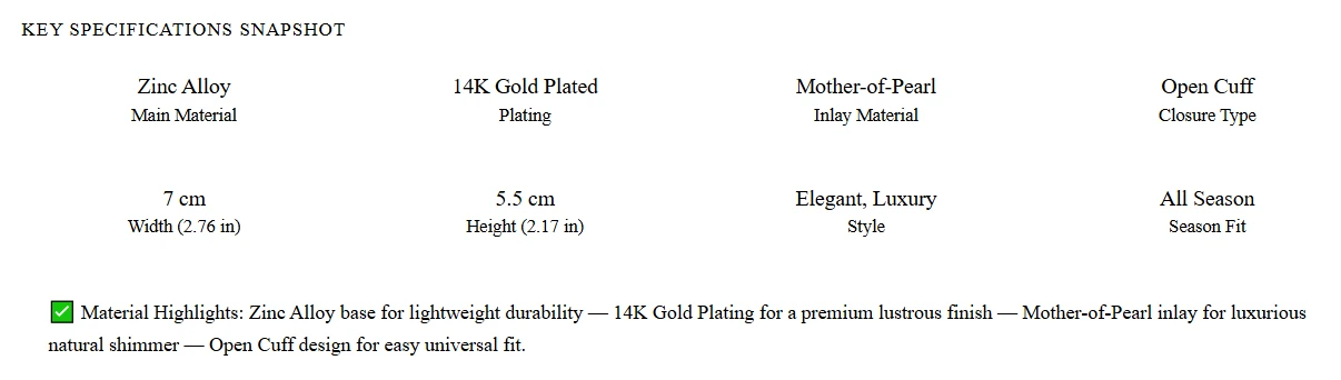 Women's Luxury Twisted Cuff Bracelet – 14K Gold Cuff Bracelet BD - AmarXpress