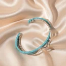 Women's Luxury Twisted Cuff Bracelet – 14K Gold Cuff Bracelet BD - AmarXpress