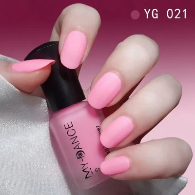 Women's Premium Matte Nail Polish BD - Velvet Frosted - Long-Lasting Water-Based - AmarXpress