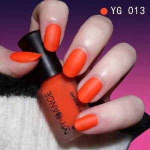 Women's Premium Matte Nail Polish BD - Velvet Frosted - Long-Lasting Water-Based - AmarXpress