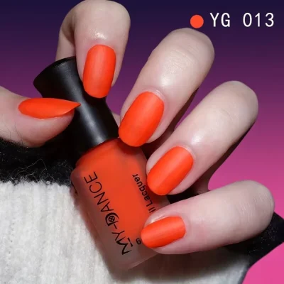 Women's Premium Matte Nail Polish BD - Velvet Frosted - Long-Lasting Water-Based - AmarXpress