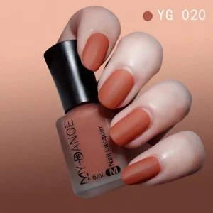 Women's Premium Matte Nail Polish BD - Velvet Frosted - Long-Lasting Water-Based - AmarXpress