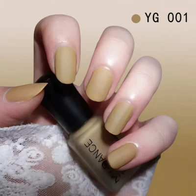 Women's Premium Matte Nail Polish BD - Velvet Frosted - Long-Lasting Water-Based - AmarXpress