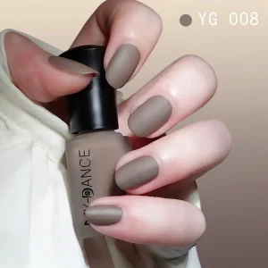 Women's Premium Matte Nail Polish BD - Velvet Frosted - Long-Lasting Water-Based - AmarXpress