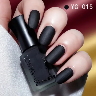 Women's Premium Matte Nail Polish BD - Velvet Frosted - Long-Lasting Water-Based - AmarXpress