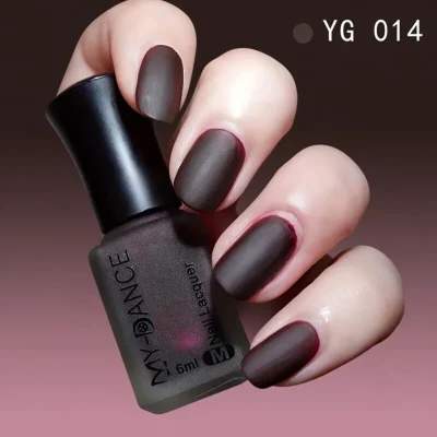 Women's Premium Matte Nail Polish BD - Velvet Frosted - Long-Lasting Water-Based - AmarXpress