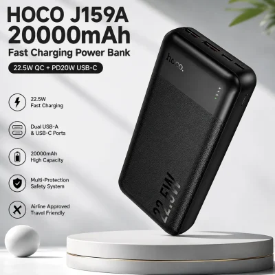 HOCO J159A 20000mAh Fast Charging Power Bank